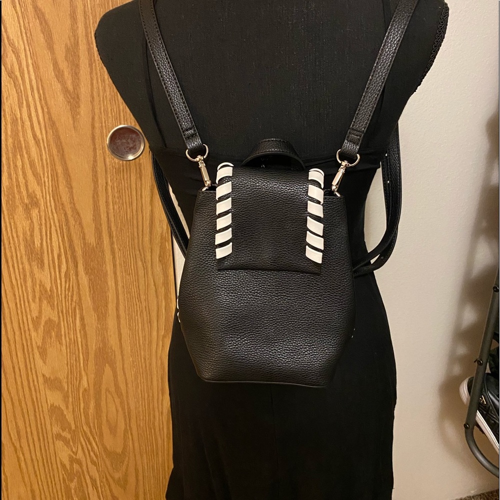 Black Mini Backpack
